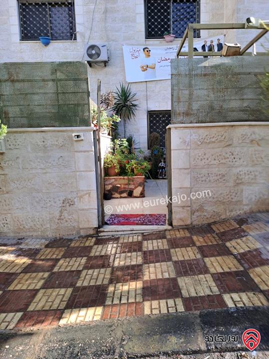 شقة طابق شبه ارضي مساحة 143م داخلي و 50م خارجي للبيع في عمان - أم نوارة