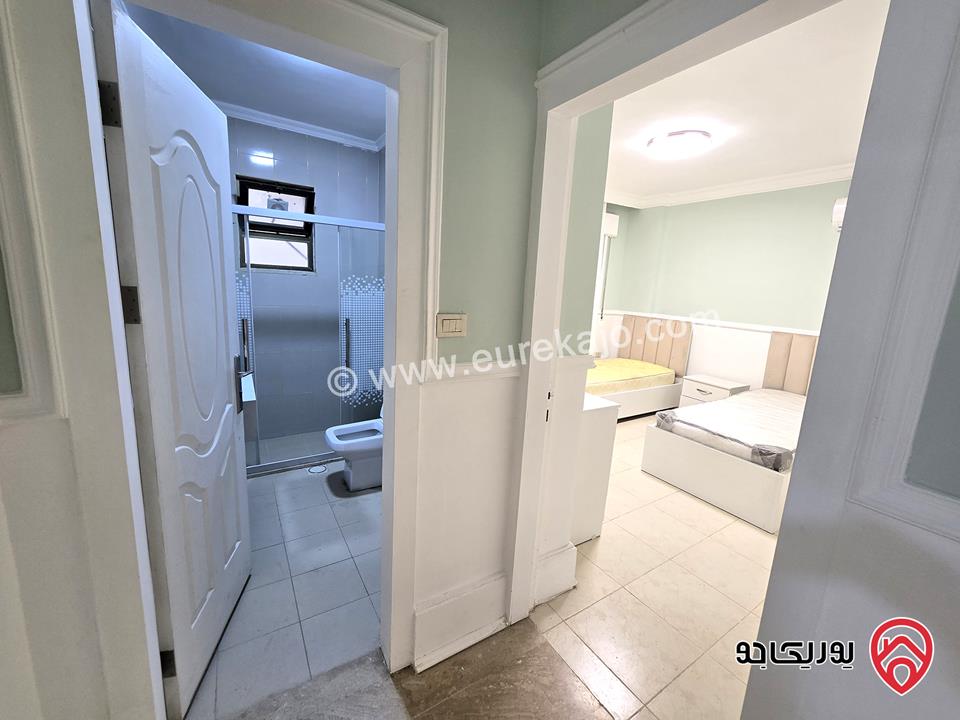 شقه ارضية مفروشة فرش جديد مساحة 150م مع تراس واسع 100م للايجار في عمان - الرابية