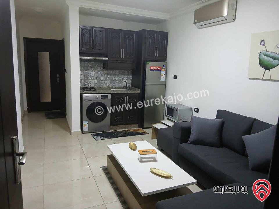 ستوديو مفروش طابق سالب 4 مساحة 40م للإيجار في عمان – الجبيهة موقع مميز قريب من الجامعة الأردنية