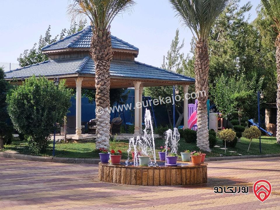 مزرعة مميزة مساحة البناء 500م على أرض 5 دونم للبيع في عمان - حسبان
