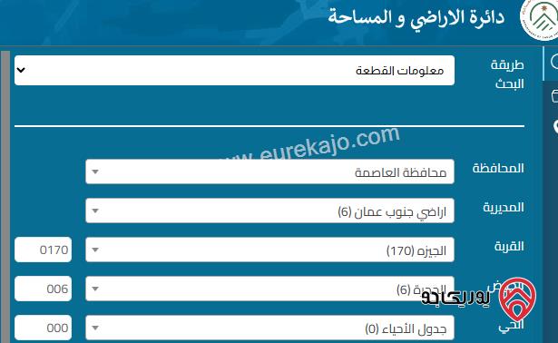 ارض صناعات خفيفة مساحة 859م للبيع في عمان - الجيزة