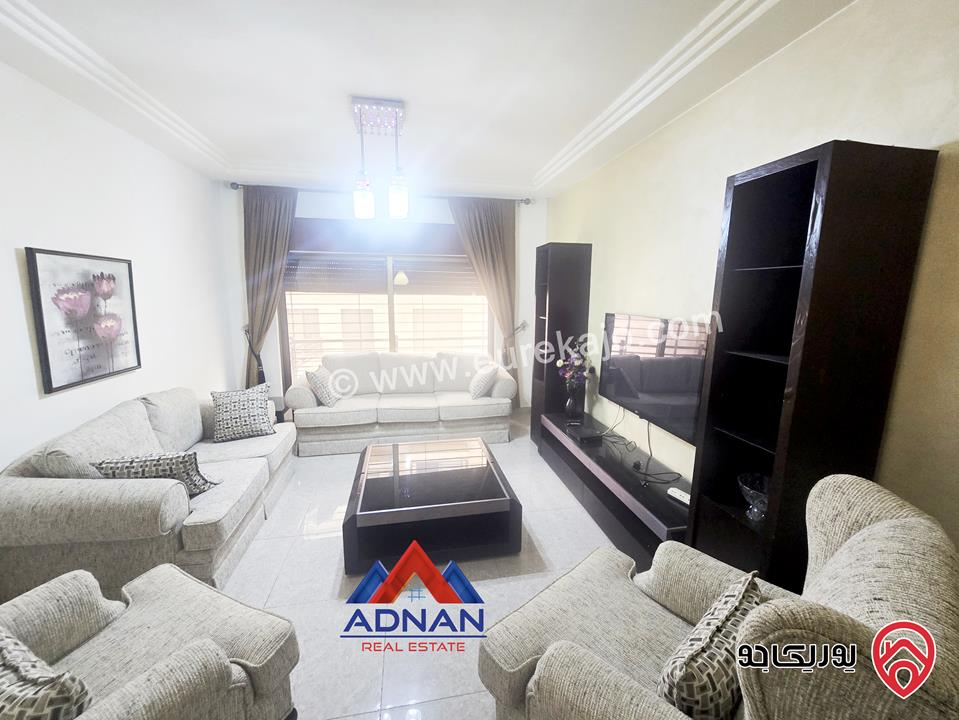 شقة طابق أول مساحة 100م للايجار مفروشة في عمان - عبدون