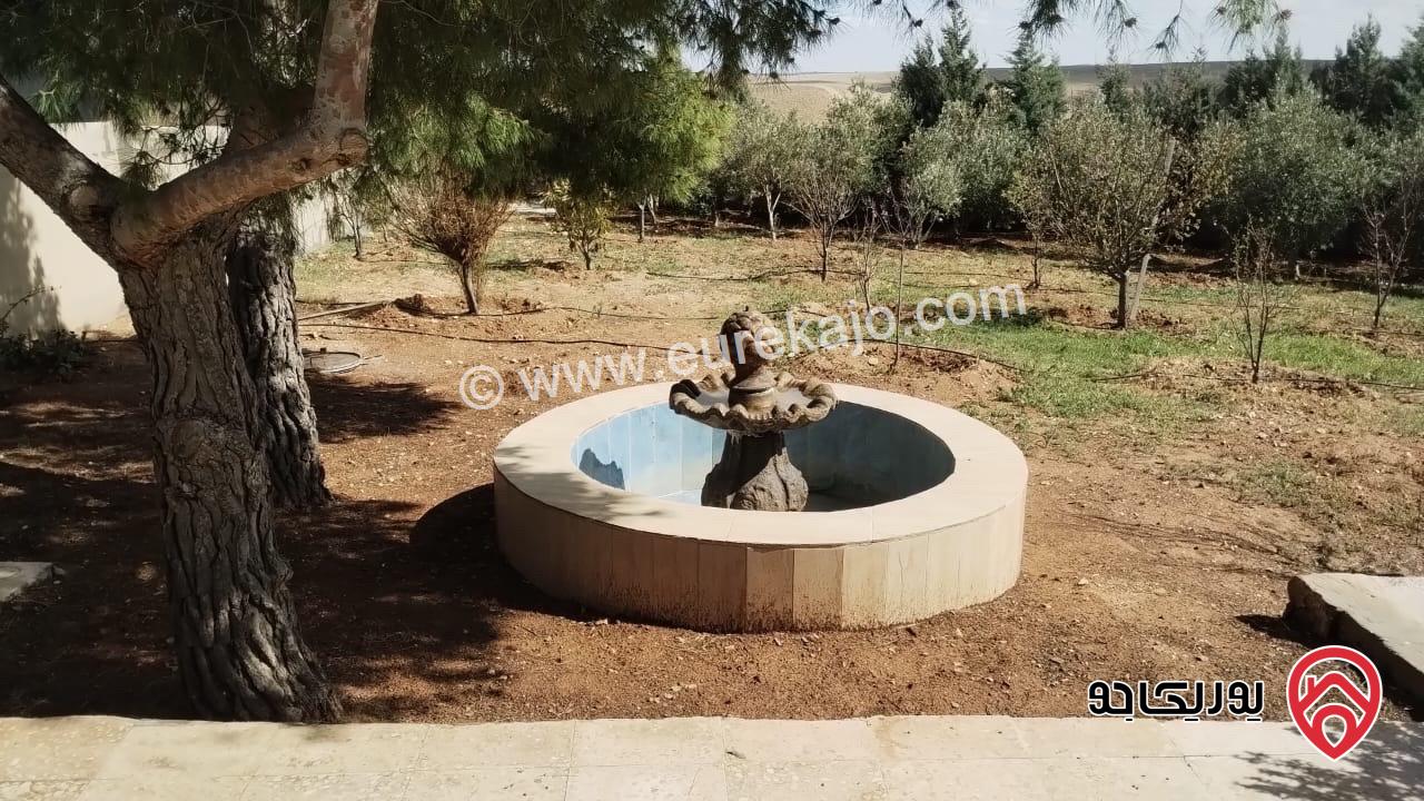 منزل مستقل مساحة 150م على أرض 1020م للايجار مفروش في الشوبك 