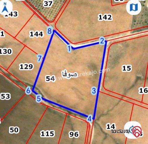 قطعة أرض مساحة 17 دونم للبيع من أراضي جنوب عمان - صوفا