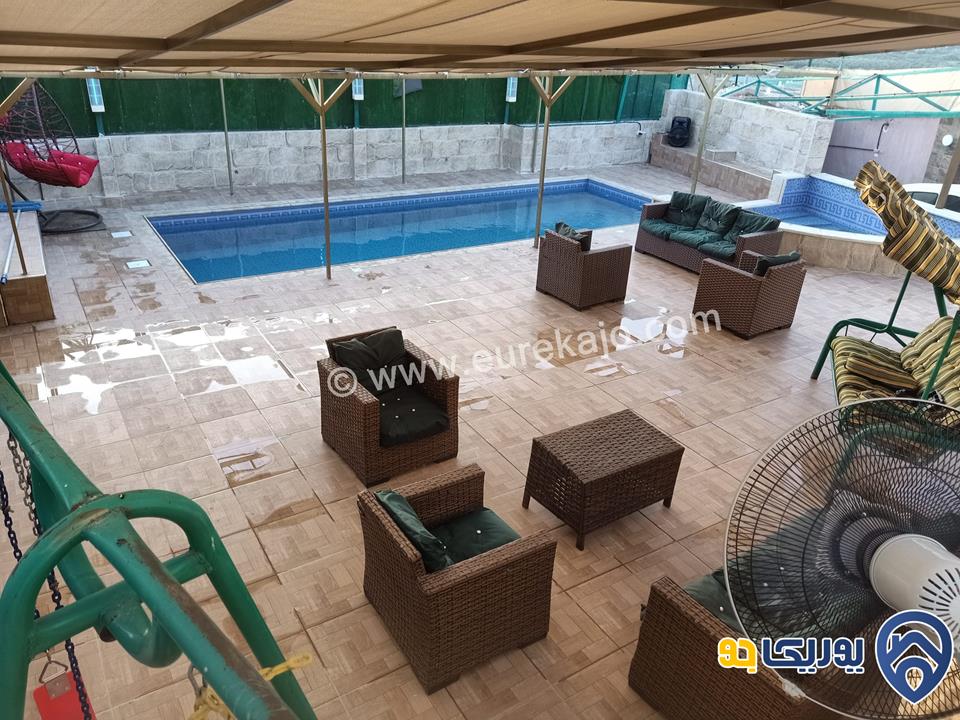 شاليه لورين 1 للايجار اليومي في البحر الميت - الجوفة 