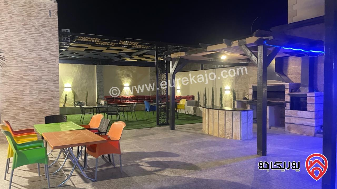 شاليه مساحة البناء 170م والأرض 530م للبيع في البحر الميت - جوفة الكفرين