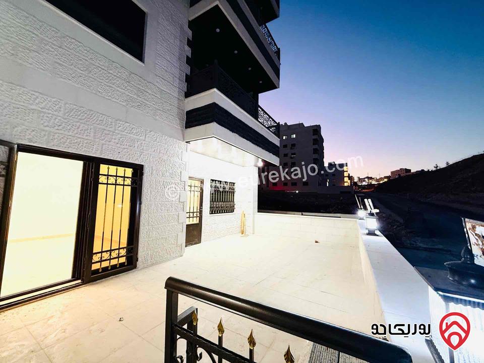 شقة ارضية مساحة 220 متر جديدة للبيع في عمان - طبربور 