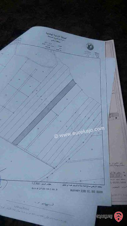 مزرعة مساحة الأرض 8 دونم و 687م للبيع في اربد حواره شمالي سرايا الشرع