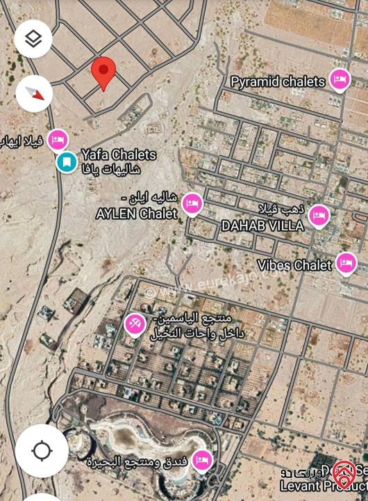 قطع اراضي استثمارية للبيع في البحر الميت خلف منتجع البحيرة 