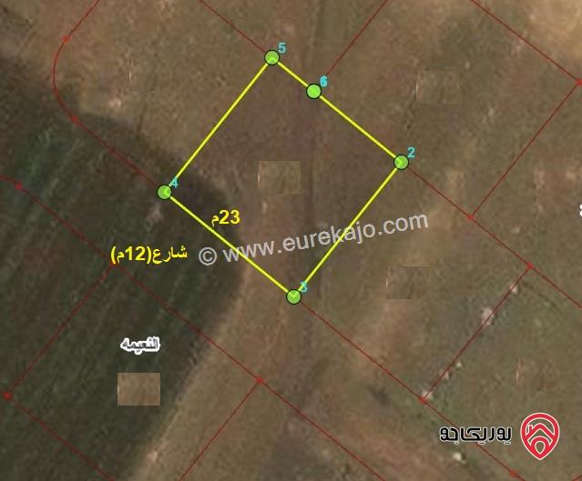 قطعة ارض 547متر للبيع في اربد من اراضي نعيمة - حوض مرج المريان 
