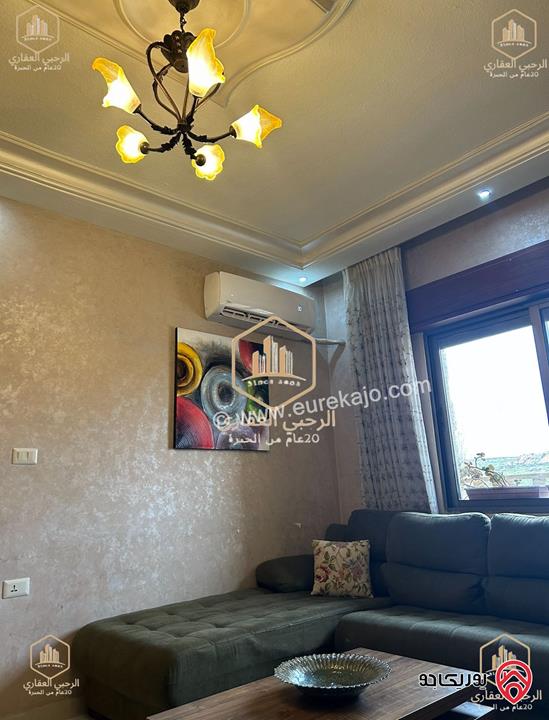 شقة مفروشة مساحة 150م طابق ثالث للايجار في عمان - تلاع العلي 