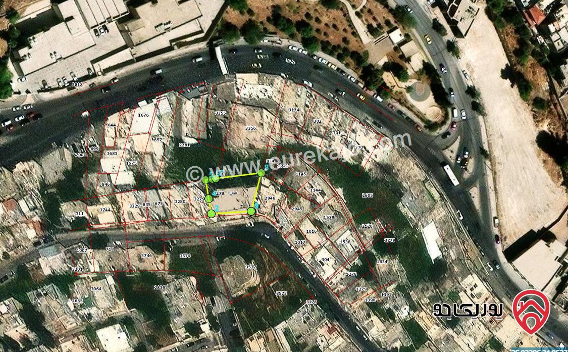 قطعة ارض مساحة 424م للبيع في عمان - جبل عمان