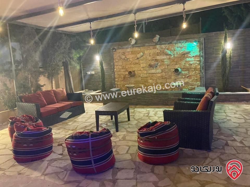 مزرعة مساحة الأرض 980م والبناء 110م للبيع في عمان - موبص / تبعد عن شارع الأردن 5 دقائق