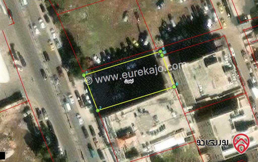 قطعة ارض مساحة 750م للبيع في اربد - على طريق اربد الحصن 