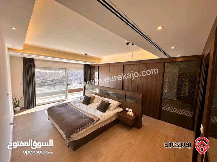 شقة مفروشة مساحة 450م طابق ثالث مع روف للايجار في عمان - طريق المطار 