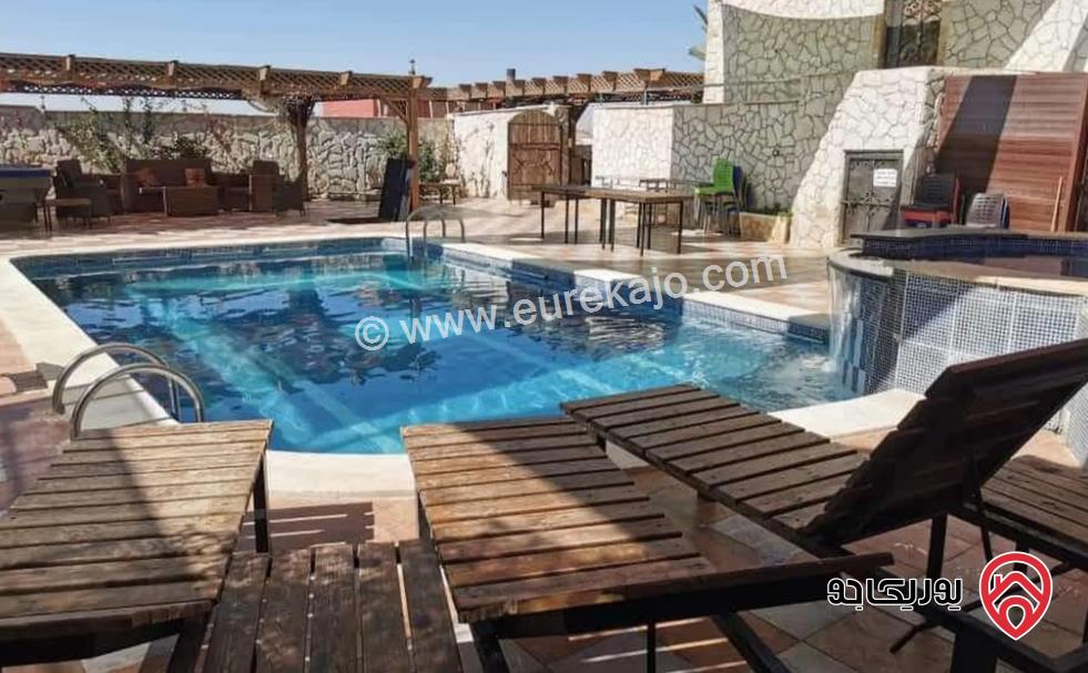 مزرعة مساحة الأرض 7000م والبناء 130م للبيع في المفرق - بلعما