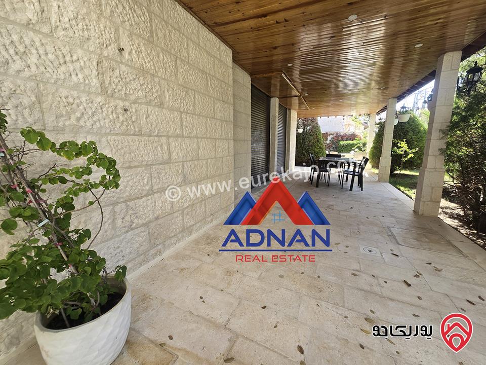 فيلا مستقلة مساحة 650م على أرض 850م مفروشة للايجار في عمان - خلدا