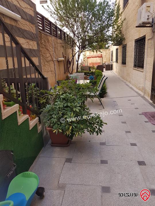 شقة شبه أرضية مساحة 200م مع حديقة 100م للبيع في عمان - الصويفية