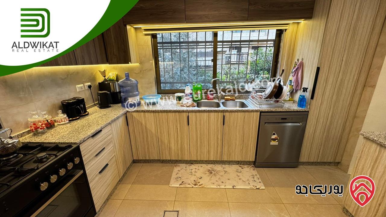 شقة أرضية للبيع في عمان - خلدا مساحة البناء 170م و مساحة الترس 20م موقع مميز