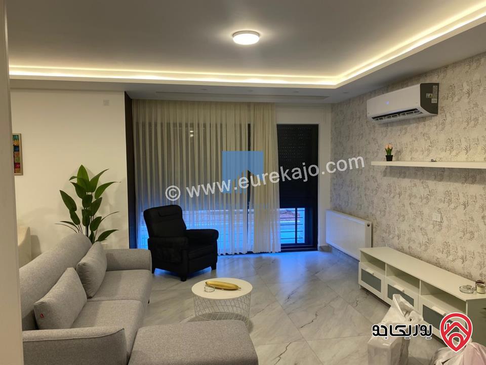 شقة مفروشة فاخرة للبيع في عمان - أم السماق الشمالي 135م مع حديقة وترسات 135م بسعر مغري