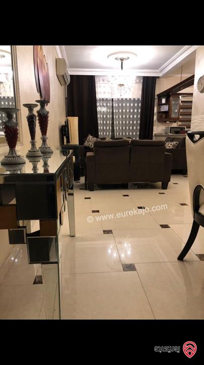 شقة مفروشة مساحة 90م طابق أول للإيجار في عمان - ضاحية الرشيد مربع العائلات من المالك مباشرة 