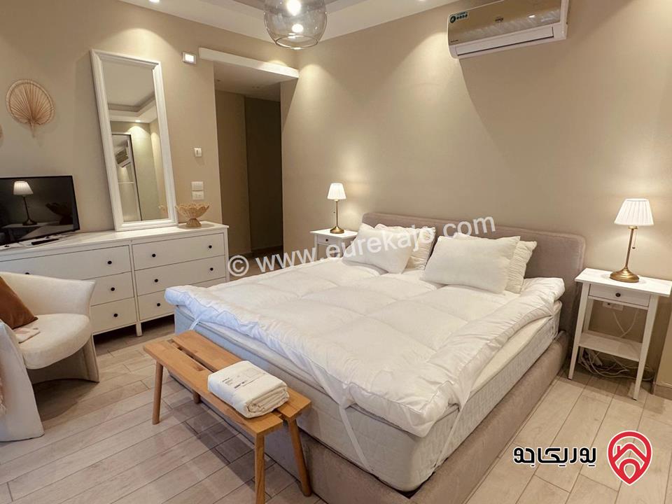 شقة فاخرة مفروشة طابق ثالث مساحة 107م للايجار في عمان - دير غبار