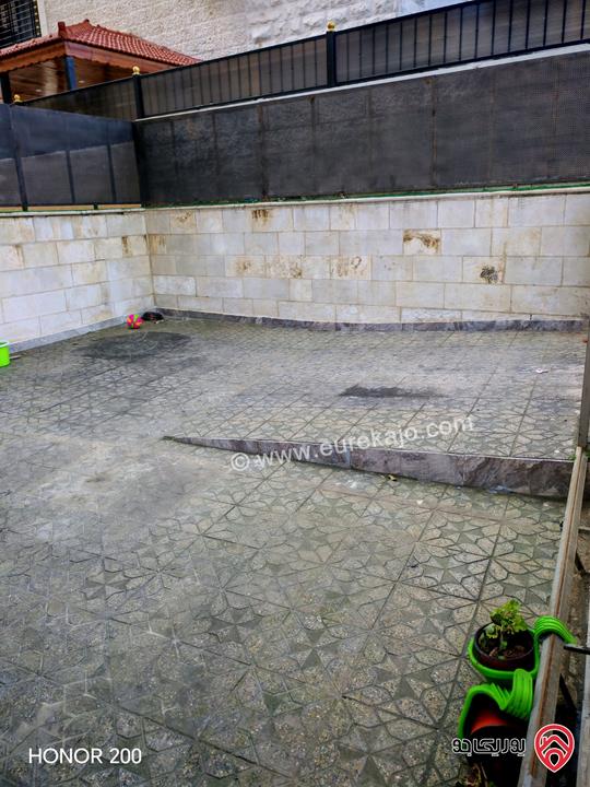 شقة ارضية مساحة 175م داخلي و 50م خارجي للايجار في عمان - ضاحية الرشيد 