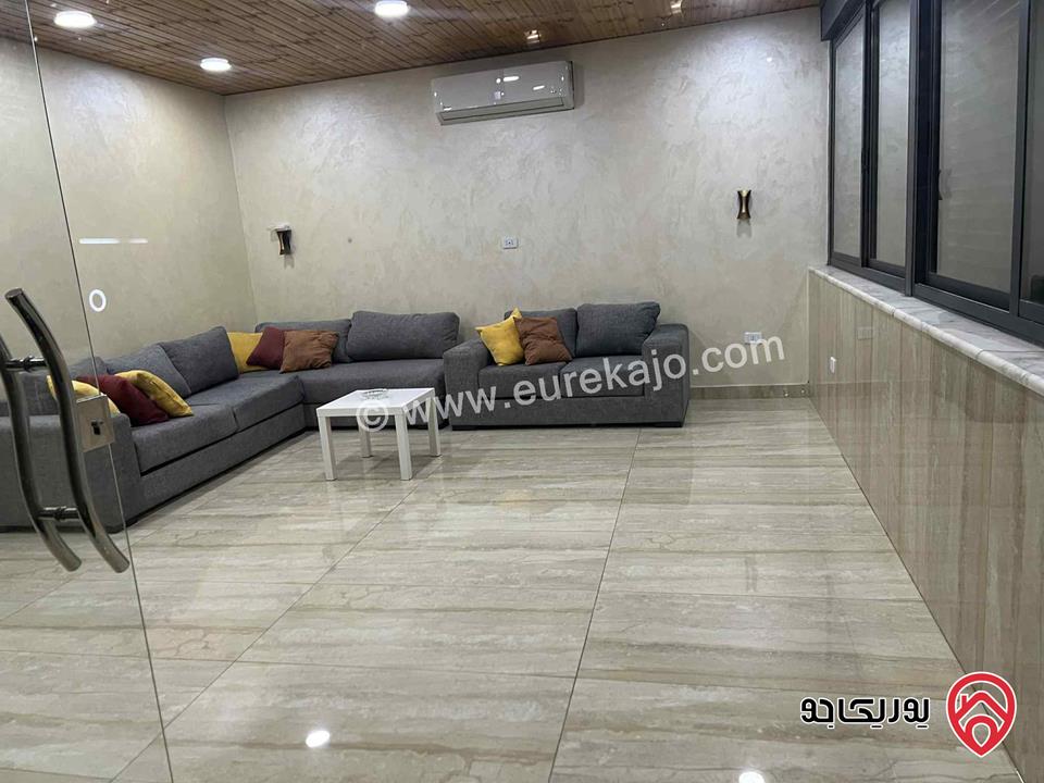 شقة ارضية سوبرديلوكس مساحة 130م مفروشة للايجار في عمان- عبدون 