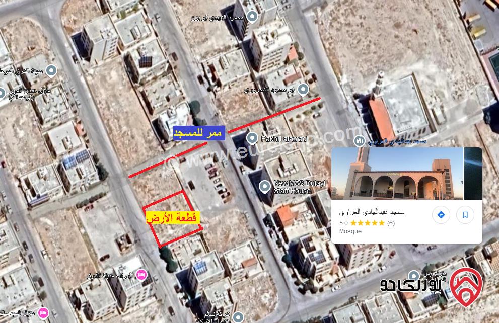 قطعة أرض مميزة مساحة 400م للبيع في الزرقاء - مدينة الشرق 