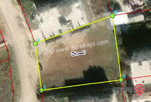 ارض 800م للبيع في اربد - من اراضي الصريح ضمن حوض المسرب الشمالي 