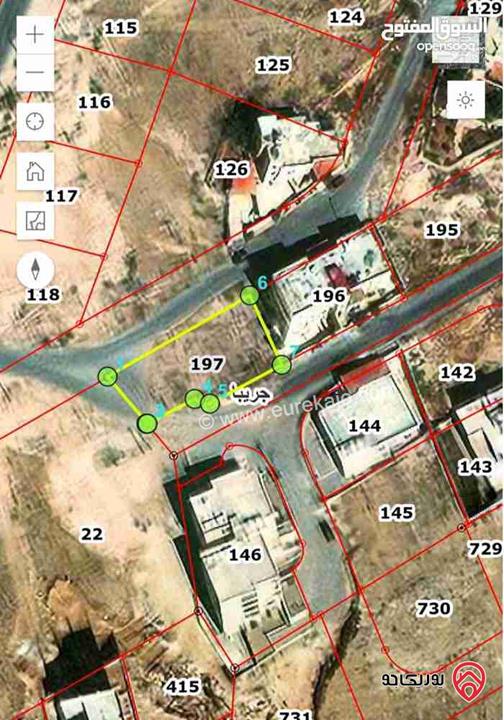 قطعة ارض مساحة 493م للبيع في الزرقاء - جريبا حي القمر 