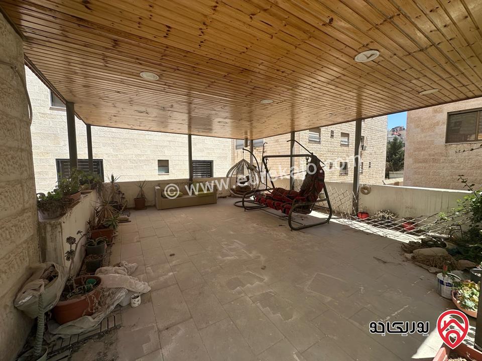 شقة مميزة مساحة 150م داخلي و 140م خارجي للبيع في عمان - ضاحية الرشيد - قرب مدارس ريتال