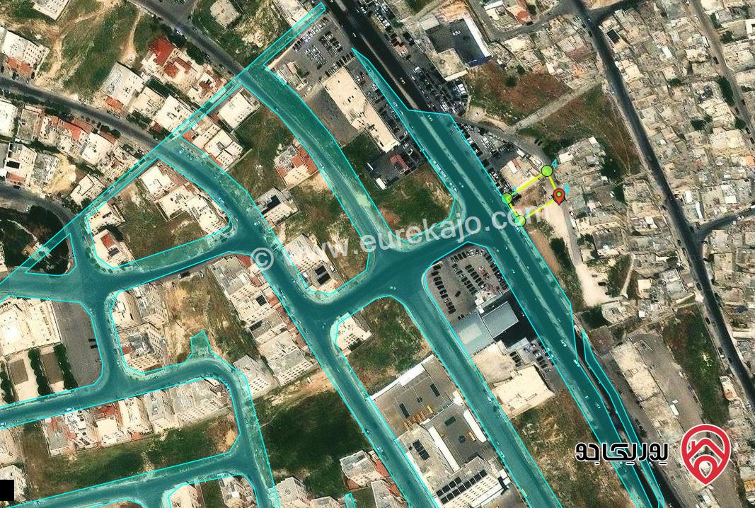 قطعتان متجاورتان مساحة 1124م للبيع من أراضي عمان - ام صويونية الشمالي - الزهور 