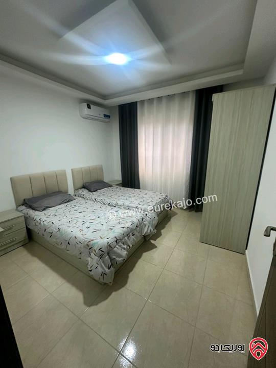 شقة مفروشة طابق ثاني مساحة 120م للايجار في عمان - الجبيهة 