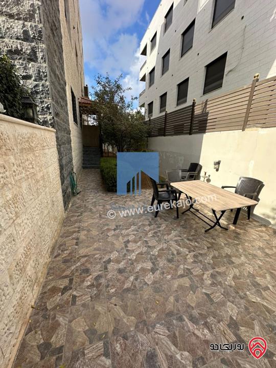 شقة أرضية مميزة للبيع في عمان - الجندويل قرب مركز أمن البيادر 180م مع حديقة وترسات 200م