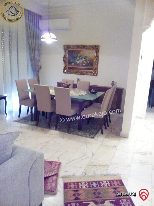 شقة أرضية مفروشة مميزة للبيع في عمان - دير غبار 200م مع ترس40م بسعر مغري