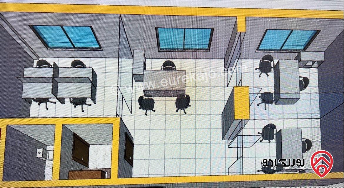 مكاتب بمساحات مختلفة للايجار في عمان - الجبيهة شارع الجامعة