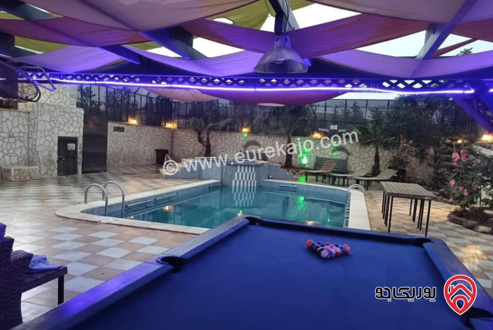 مزرعة مساحة الأرض 7000م والبناء 130م للبيع في المفرق - بلعما