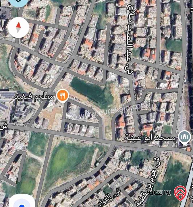 ارض تجاري محلي مساحة 750م للبيع في عمان - السابع قرب مسجد ابو عيشة