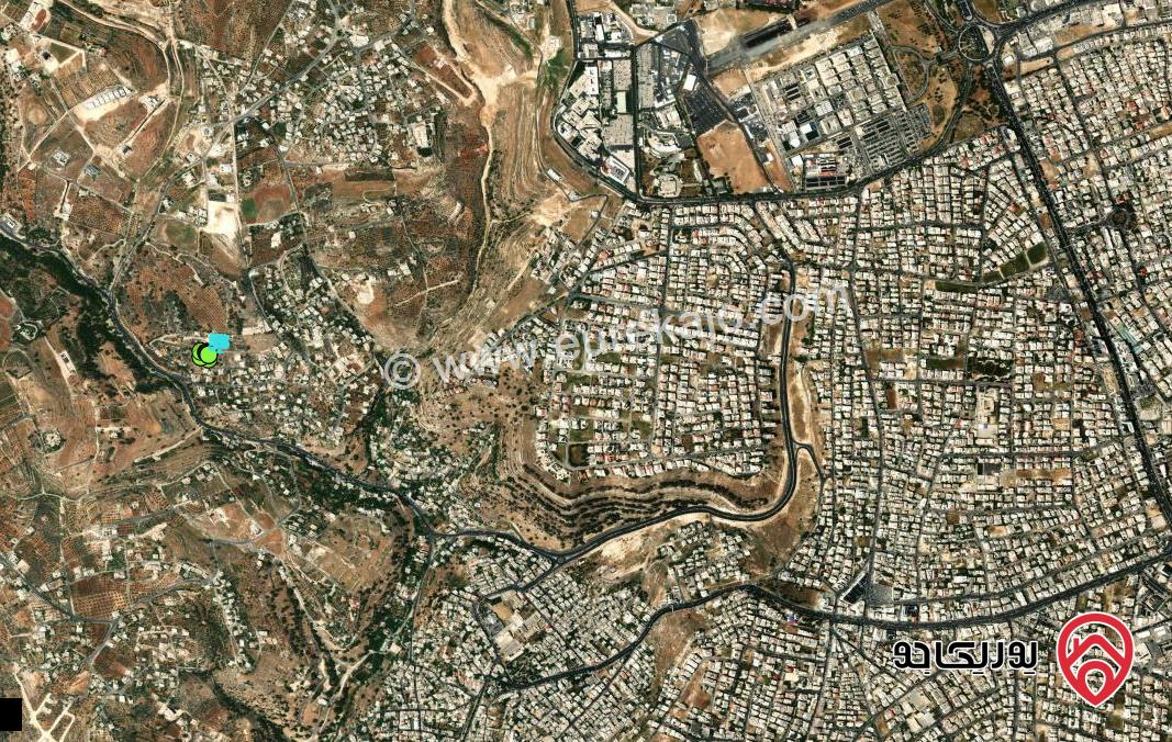 قطعة ارض مساحة 600م للبيع من أراضي غرب عمان - وادي السير