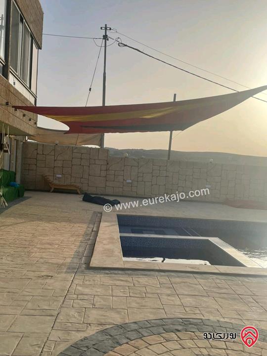 مزرعة مساحة الأرض 4000م والبناء 100م للبيع في الزرقاء - بيرين	