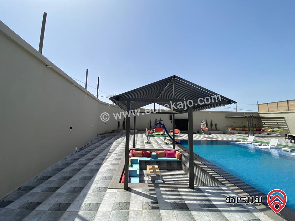   شاليه فيلا مياس للايجار اليومي في البحر الميت - البحيرة