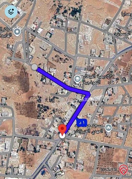 أرض مساحة 750م للبيع في عمان - شفا بدران حوض المقرن قرب أكاديمية الفيحاء النموذجية