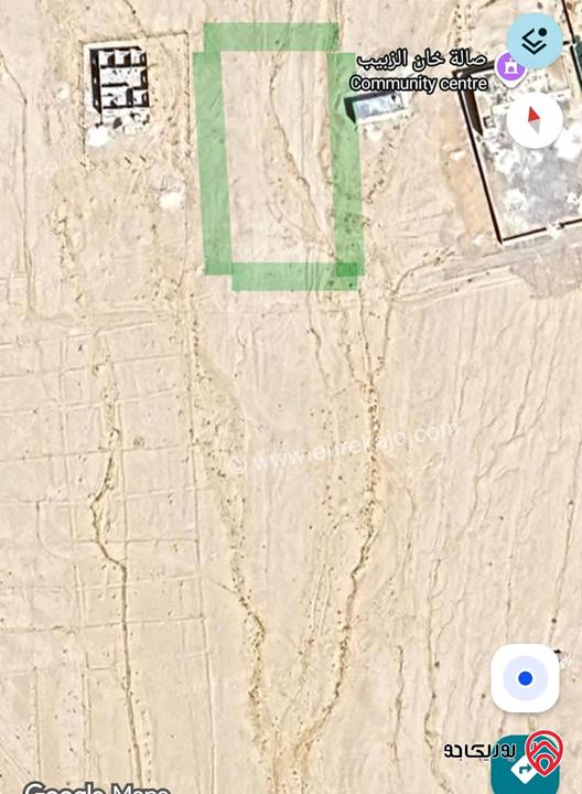 قطعة أرض مساحة 3 دونم للبيع في قرية خان الزبيب أراضي جنوب عمان
