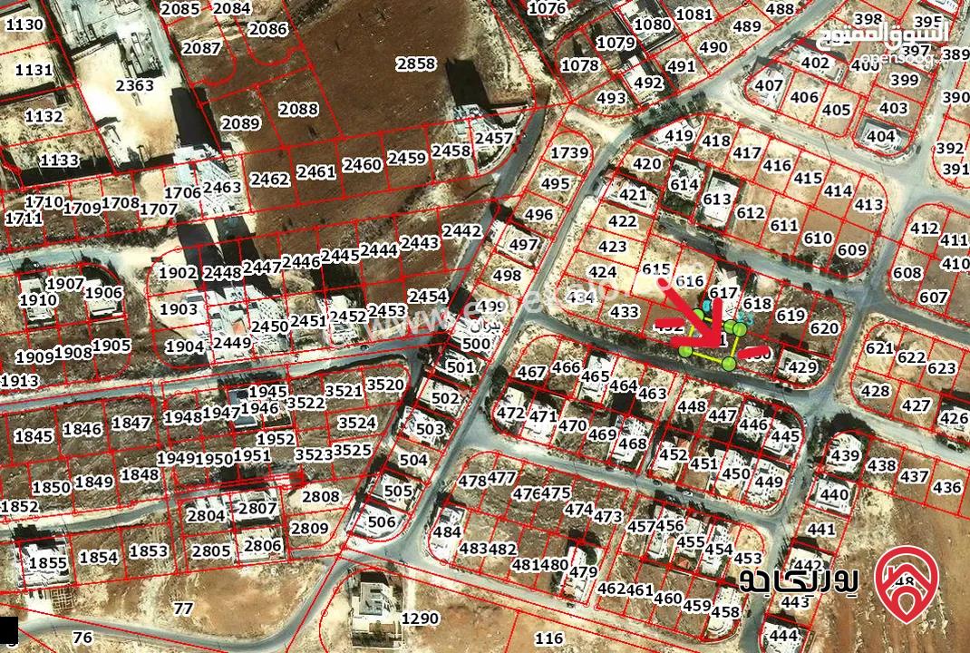 قطعة ارض مساحة 516م للبيع من اراضي شفا بدران شمال عمان منطقة سكنية واصل كل الخدمات تصلح لكافة الاستثمارات