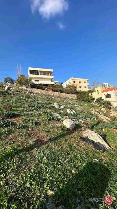 ارض سكنيه للبيع على الشارع مباشره اطلاله رائعه في يرقا (رافل ) مساحتها 744 م قوشان مستقل يوجد عليها جميع الخدمات 
