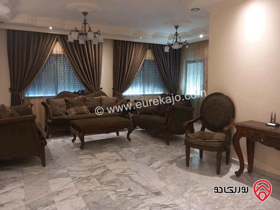 شقة مفروشة طابق ثاني مساحة 162م للايجار في تلاع العلي