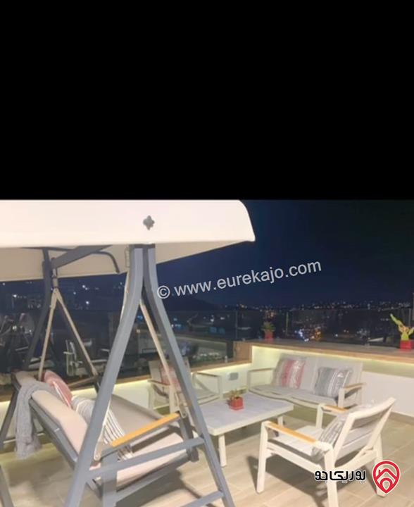 شقة طابق ثالث دوبلكس مساحة 230م للبيع مفروشة في عمان - دير غبار 