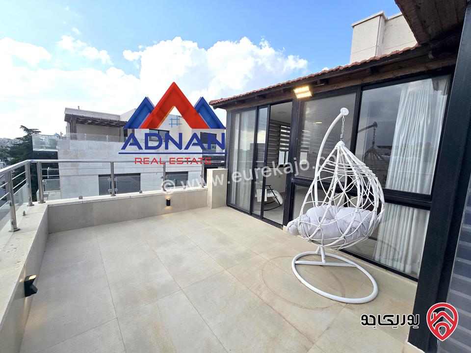 روف مساحة 110م للايجار المفروش السنوي في عمان - عبدون