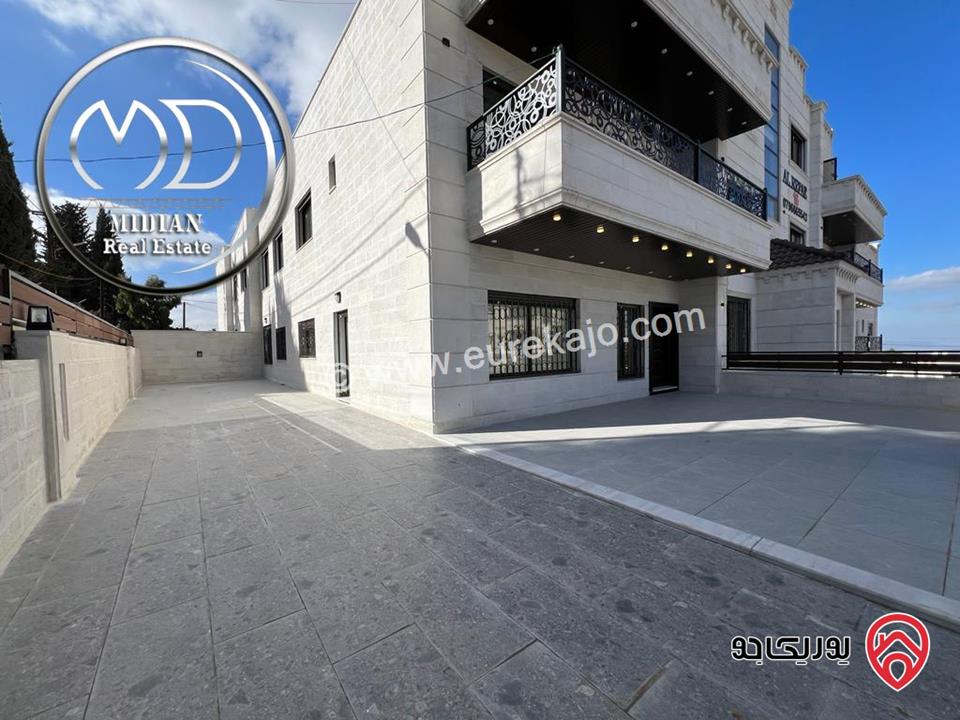 شقة أرضية دوبلكس جديدة للبيع في عمان - خلدا مساحة 325م مع ترس و حديقة 180م تشطيبات وديكورات فاخرة بسعر مميز